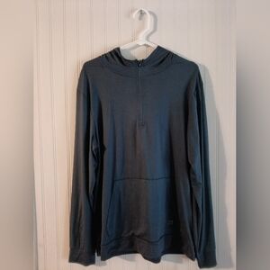 Layer 8 Men's Large Blue Quarter Zip-Up Hoodie NEW